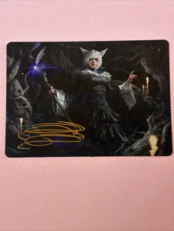 Y’shtola, Nights Blessed Art Card #21 Gold Signature X1 NM - Image 1