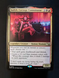 MTG EDH Commander Deck - Judith, Carnage Connoisseur - Rares - Board wipe Theme - Image 1
