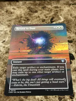 RETURN TO DUST Magic the Gathering MTG Commander Masters Borderless - Image 1
