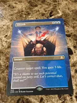 ABSORB Magic the Gathering MTG Dominaria United Borderless - Image 1