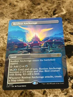 RESTLESS ANCHORAGE Magic MTG Lost Caverns of Ixalan Borderless - Image 1