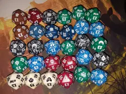 1x D20 SPINDOWN DICE LIFE COUNTER - Buy 3 get 1 free - Magic the Gathering - MTG - Image 1