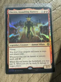 Electro, Assaulting Battery Marvel's Spider-Man Foil - Image 1
