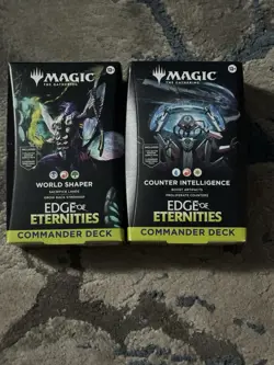Magic the Gathering Commander Decks Edge of Eternities EOE MTG Set of 2 - Image 1
