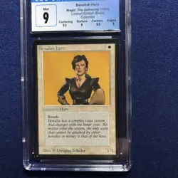 MTG Beta Benalish Hero CGC 9 MINT (Gem centering, Mint edges,surface) 1993 - Image 1