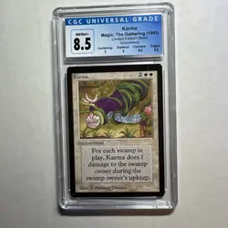 MTG BETA Karma CGC 8.5 Quad++ (9 centering and surface) 1993 - Image 1