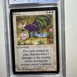 MTG BETA Karma CGC 8.5 Quad++ (9 centering and surface) 1993 - Image 3