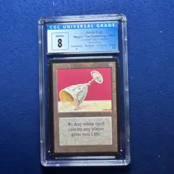 MTG Beta U A Ivory Cup CGC 8 NM/Mint (Mint centering) 1993 - Image 1