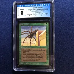 MTG BETA C G Giant Spider CGC 8 NM/Mint (Mint centering) 1993 - Image 1