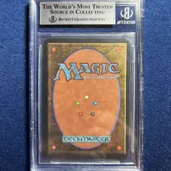 MTG Alpha Ley Druid U G BGS 9 Quad+ MINT (9.5 surface) 1993 - Image 2
