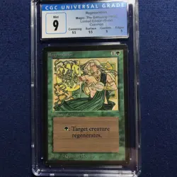 MTG Beta Regeneration CGC 9 Quad++ MINT (9.5 centering and surface) 1993 - Image 1
