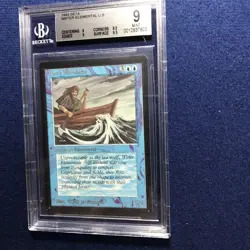 MTG BETA Water Elemental BGS 9 MINT ( 9.5 surface) 1993 - Image 1