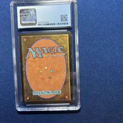 MTG BETA U K Deathgrip CGC 8 Quad+ NM/Mint ( Mint centering) 1993 - Image 2