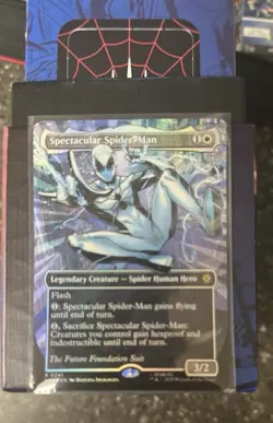 Spectacular Spider-Man (0241) (Borderless) (Foil) Marvel's... MTG - Image 1