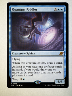Quantum Riddler EOE #72 - Regular Mythic - MTG - Near Mint | Edge of Eternities - Image 1
