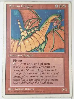 Shivan Dragon - (HP) 4th Edition Core Set - Magic the Gathering MTG - Image 1