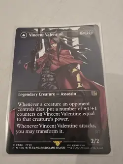 Vincent Valentine (Borderless) Final Fantasy Normal MTG NM English - Image 1