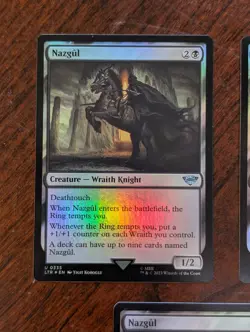 Lord of the Rings - Nazgul FOIL Complete Set Of 9 - NM Magic MTG LotR - Image 4