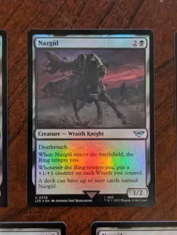 Lord of the Rings - Nazgul FOIL Complete Set Of 9 - NM Magic MTG LotR - Image 5