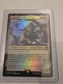 MTG Final Fantasy Lightning, Army of One Foil Englisch NM - Image 1