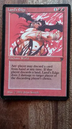 Magic the Gathering Land's Edge Legends Lightly Played/NM - Image 1