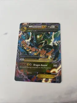 M Rayquaza EX 61/108~Pokemon TCG XY: Roaring Skies~Ultra Rare Holo LP-NM #2 - Image 2