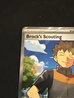 Brock's Scouting 179/159 Sv09: Journey Together Holo Pokemon TCG NM 2025 - Image 5