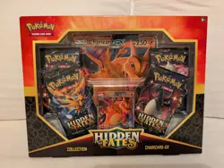 Pokemon TCG Hidden Fates Charizard GX Booster Collection Box Factory Sealed - Image 1