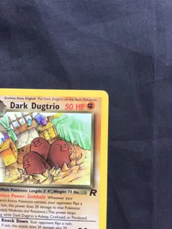 Pokemon Cards: Team Rocket 1st Edition Rare: Dark Dugtrio 23/82 - Image 3