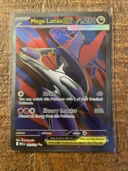 Pokemon Mega Evolution Mega Latios ex Full Art #163 NM- Excellent- English - Image 1