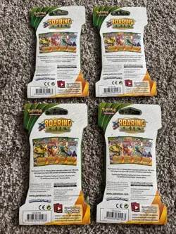 Pokemon XY Roaring Skies Sleeved Booster Pack - 4 Packs - Complete Art Set - Image 2