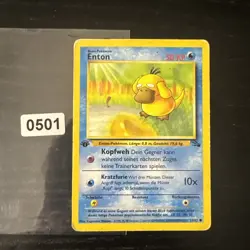 POKEMON - Fossil - Enton - 53/62 - 1. Edition - deutsch - Image 1