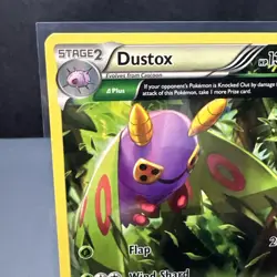 Pokemon TCG Dustox 8/108 Roaring Skies Rare Regular NM - Image 2