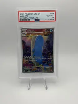 2025 Pokemon Wailord 162 Journey Together Holo PSA 10 (Read Description) - Image 1