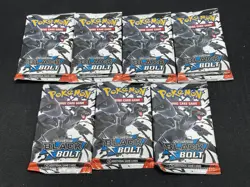 Pokemon TCG: Black Bolt Booster Packs Sealed Lot of 7 - Image 1