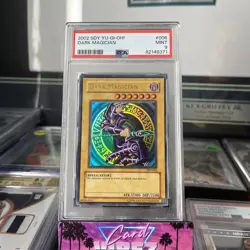 2002 Yu-Gi-Oh! Dark Magician SDY-006 Ultra Rare PSA 9 MINT - Image 1