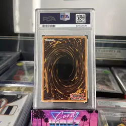 2002 Yu-Gi-Oh! Dark Magician SDY-006 Ultra Rare PSA 9 MINT - Image 2
