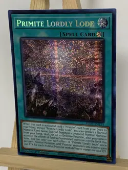 Yu-Gi-Oh! Primite Lordly Lode 1st Edition Prismatic Secret Rare MP25 - Image 2