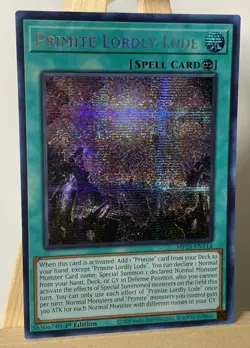 Yu-Gi-Oh! Primite Lordly Lode 1st Edition Prismatic Secret Rare MP25 - Image 5