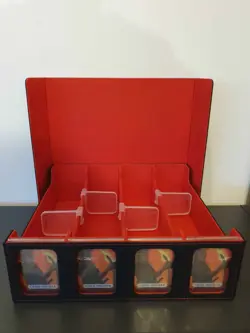 PU Leather Magnetic Card Storage Box For 1800+ Trading Cards - Image 1