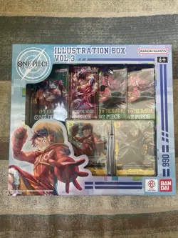 BRAND NEW-Bandai One Piece Trading Card Game: Illustration Box Volume 3 - Image 1