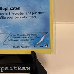 Frogadier 39/122 uncommon BREAKPoint NM Pokemon card - Image 5