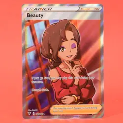 Pokemon English TCG Card Vivid Voltage Beauty 181/185 Full Art - Image 1