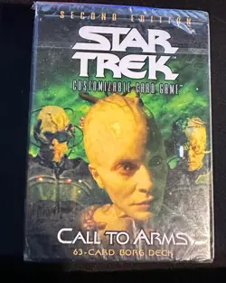Star Trek 2nd edition Call to Arms Borg 63 NEW Card Starter Deck - Image 1