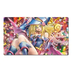 YGOmat Dark Magician Girl Trading Card Game Play Pad Table Playmat TCG CCG Mat - Image 1