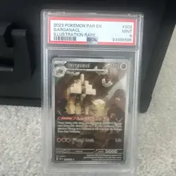 PSA 9 Mint 2023 Paradox Rift Garganacl Illustration Rare 202/182 Pokemon Card - Image 1