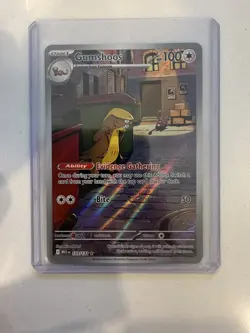 Gumshoos 153/132 Full Art NM/M Mega Evolution Pokemon Card - Image 1
