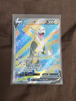 Pokemon TCG Boltund v Fusion Strike Holo Full Art Ultra Rare Card 249/264 - Image 1