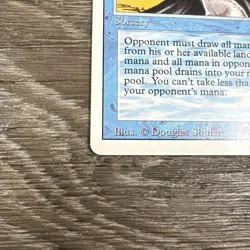 MTG - Drain Power - NM 3rd Edition (Revised) #256 Rare - Image 3