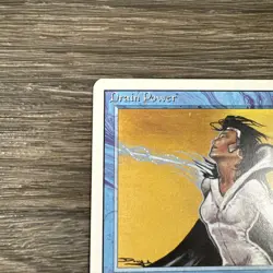 MTG - Drain Power - NM 3rd Edition (Revised) #256 Rare - Image 4